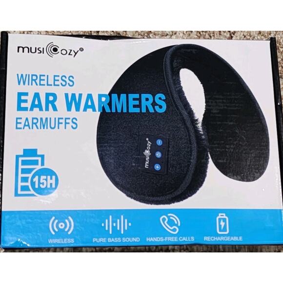 Musicozy Wireless Ear Warmers Earmuffs Bluetooth headphones built-in - Picture 8 of 12